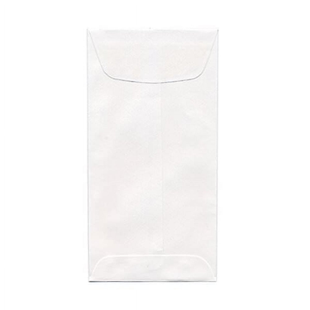 JAM Paper 1 Scarf Open End Catalog Envelopes, 4 5/8 X 6 3/4, White, 25 per Pack