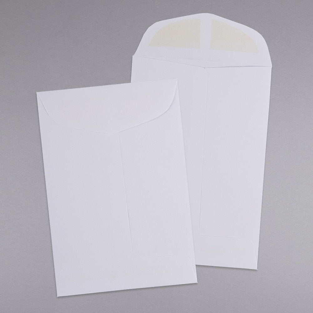 JAM Paper 1 Scarf Open End Catalog Envelopes, 4 5/8 X 6 3/4, White, 25 per Pack