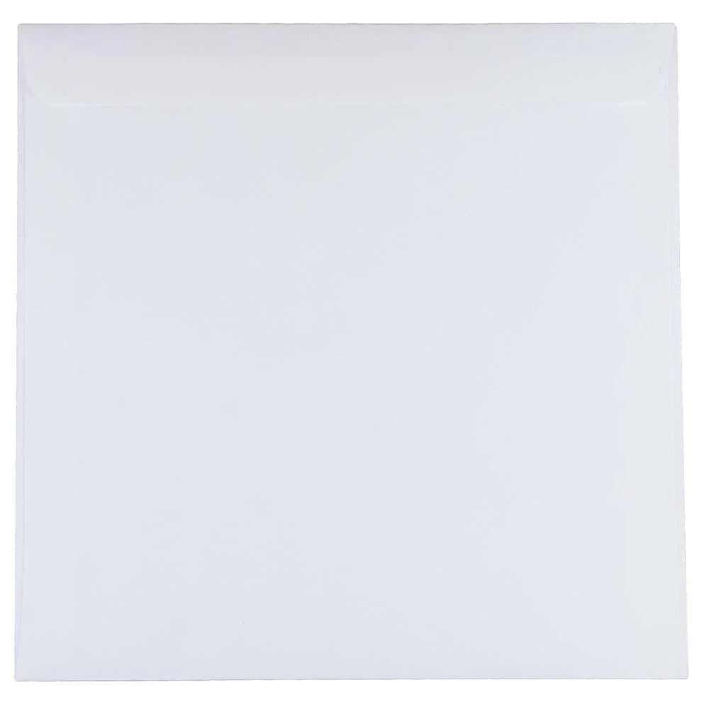 10 1/2 X 10 1/2 Large Square Invitation Envelopes, White, 250/Box