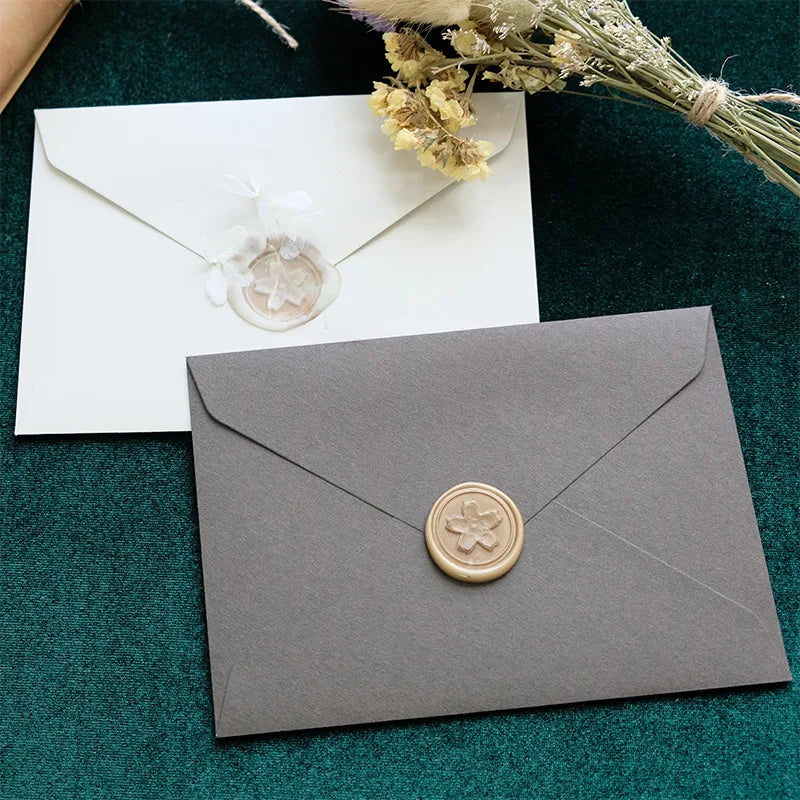 20Pcs/Pack Vintage Velvet Texture Western Envelopes C6 Envelope for Letters Envelopes for Wedding Invitation