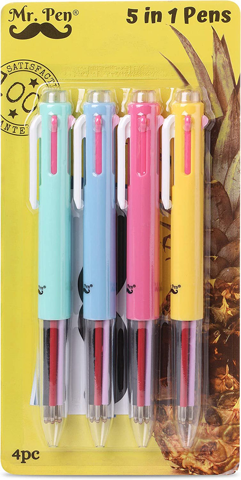 Multicolor Pens, Colored Pen, 4 Pack